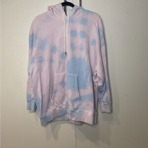 Stella McCartney Tie Dye Hoodie in Pink and Blue